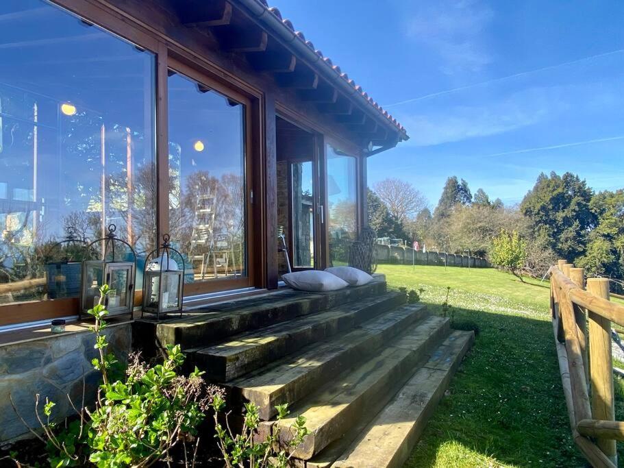 Villa La Casona De Barganaz Santiago Del Monte Esterno foto